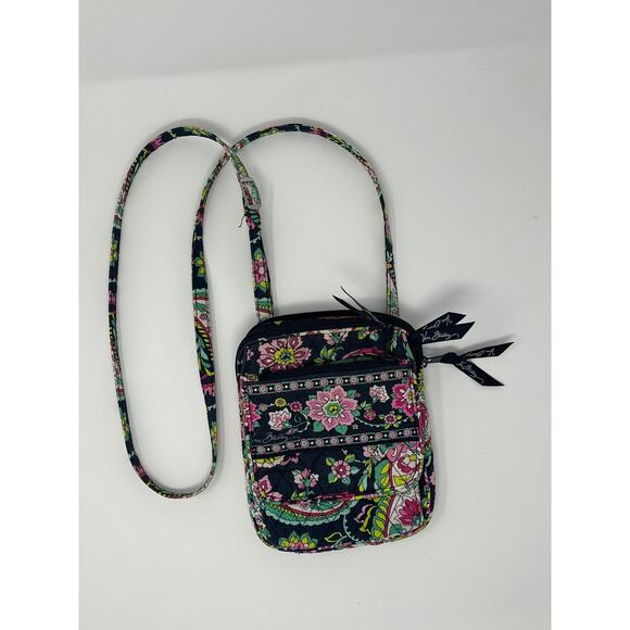Vera Bradley Petal Paisley Crossbody Petite Travel - Picture 1 of 5